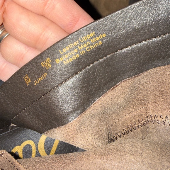 NEW SAM EDELMAN BROWN Junip Genuine Leather Suede Combat Boots Lace-Up Boots 9 - Picture 11 of 12